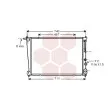 Radiateur, refroidissement du moteur VAN WEZEL [82002054]