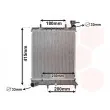 VAN WEZEL 82002085 - Radiateur, refroidissement du moteur
