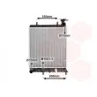 VAN WEZEL 82002129 - Radiateur, refroidissement du moteur