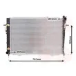 VAN WEZEL 82002167 - Radiateur, refroidissement du moteur