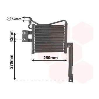 Radiateur d'huile VAN WEZEL 82003331