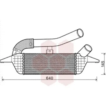 VAN WEZEL 82004228 - Intercooler, échangeur
