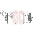 Condenseur, climatisation VAN WEZEL [82005059]