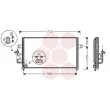 Condenseur, climatisation VAN WEZEL [82005116]