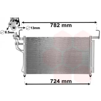 Condenseur, climatisation NRF 35389