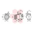 VAN WEZEL 8200K318 - Compresseur, climatisation