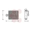 Évaporateur climatisation VAN WEZEL [8200V002]