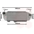Intercooler, échangeur VAN WEZEL [82014707]