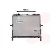 Radiateur, refroidissement du moteur VAN WEZEL [83002133]