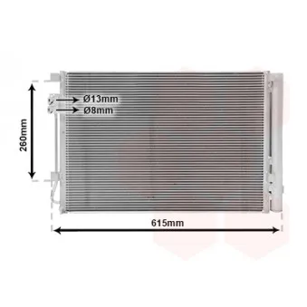Condenseur, climatisation DELPHI CF20306