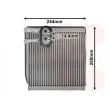 Évaporateur climatisation VAN WEZEL [8300V199]