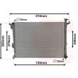 Radiateur, refroidissement du moteur VAN WEZEL [83012709]
