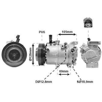 Compresseur, climatisation VAN WEZEL OEM 97701A7500