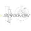 BREMSI CD6995S - Jeu de 2 disques de frein avant