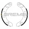 Jeu de mâchoires de frein BREMSI [GF0198]