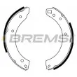 Jeu de mâchoires de frein BREMSI [GF0203]