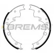 BREMSI GF0212 - Jeu de mâchoires de frein