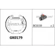 BREMSI GK0179 - Kit de freins arrière (prémontés)