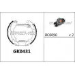 BREMSI GK0431 - Kit de freins arrière (prémontés)