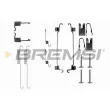 Kit d'accessoires, mâchoire de frein BREMSI [SK0749]