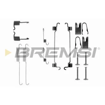 BREMSI SK0749 - Kit d'accessoires, mâchoire de frein