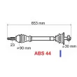 GRESA T5729 Z - Arbre de transmission