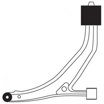 FRAP F3331 - Triangle ou bras de suspension (train avant)