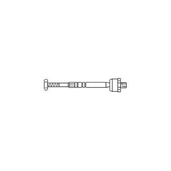 Rotule de direction intérieure, barre de connexion FRAP F4054 pour MERCEDES-BENZ CLASSE C C 350 CDI 4-matic - 224cv