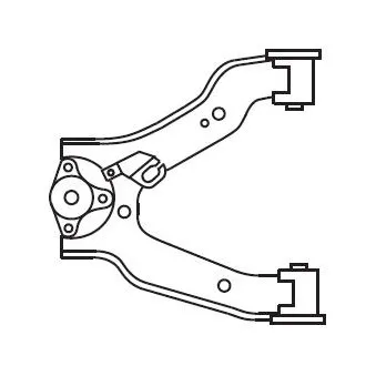 Triangle ou bras de suspension (train avant) FRAP OEM 4010A038