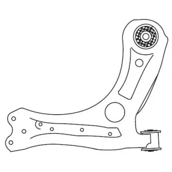 Bras de liaison, suspension de roue avant droit FRAP OEM 561407152A