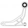 FRAP F4566 - Triangle ou bras de suspension (train avant)
