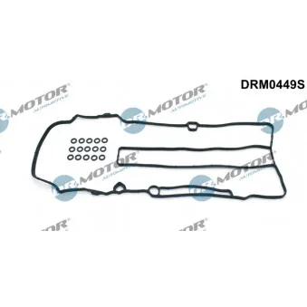 Dr.Motor DRM0449S - Jeu de joints d'étanchéité, couvercle de culasse