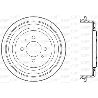 Tambour de frein OPEN PARTS OEM 4320000QAL