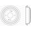 OPEN PARTS BAD9080.10 - Tambour de frein