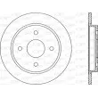 Jeu de 2 disques de frein arrière OPEN PARTS [BDA1165.10]