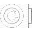 Jeu de 2 disques de frein avant OPEN PARTS [BDA1498.10]
