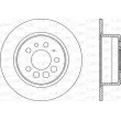 OPEN PARTS BDA1597.10 - Jeu de 2 disques de frein arrière