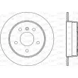 OPEN PARTS BDA1952.10 - Jeu de 2 disques de frein arrière