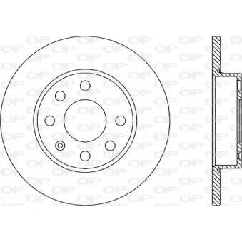 OPEN PARTS BDA1967.10 - Jeu de 2 disques de frein avant