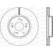 Jeu de 2 disques de frein avant OPEN PARTS [BDA2218.20]