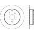 OPEN PARTS BDA2340.10 - Jeu de 2 disques de frein arrière