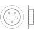 OPEN PARTS BDA2527.10 - Jeu de 2 disques de frein arrière