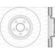 Jeu de 2 disques de frein avant OPEN PARTS [BDA2787.20]