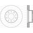 Jeu de 2 disques de frein avant OPEN PARTS [BDA2801.20]