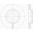 Jeu de 2 disques de frein avant OPEN PARTS [BDA2838.20]
