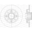 OPEN PARTS BDA2841.30 - Jeu de 2 disques de frein arrière