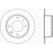 Jeu de 2 disques de frein arrière OPEN PARTS [BDR1104.10]