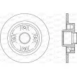 OPEN PARTS BDR1607.10 - Jeu de 2 disques de frein arrière