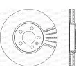 OPEN PARTS BDR1667.20 - Jeu de 2 disques de frein avant