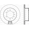 OPEN PARTS BDR1884.20 - Jeu de 2 disques de frein arrière